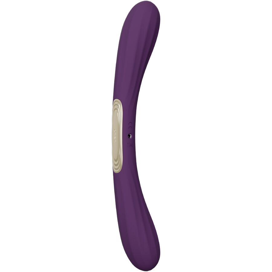 Lelo-Boomerang Doppelvibrator Lila-Silikon, 12 Stufen