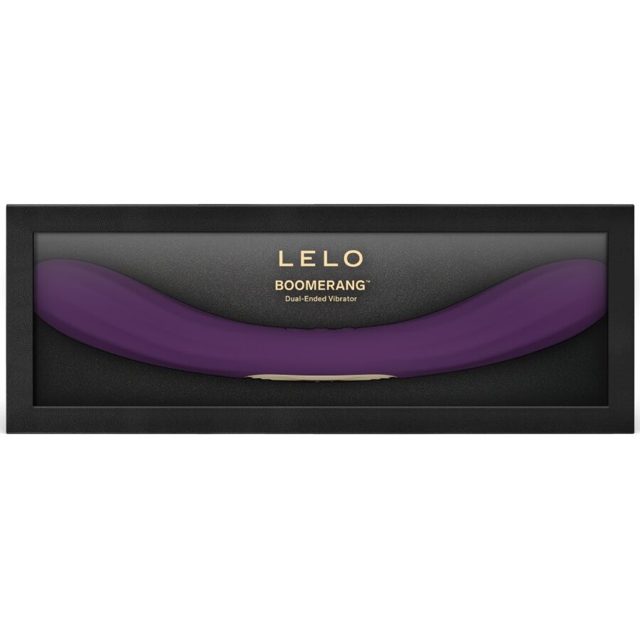 Lelo-Vibrator Boomerang Doppelkopf Lila-Silikon, 12 Geschwindigkeiten · Vibratoren (Bild 5)