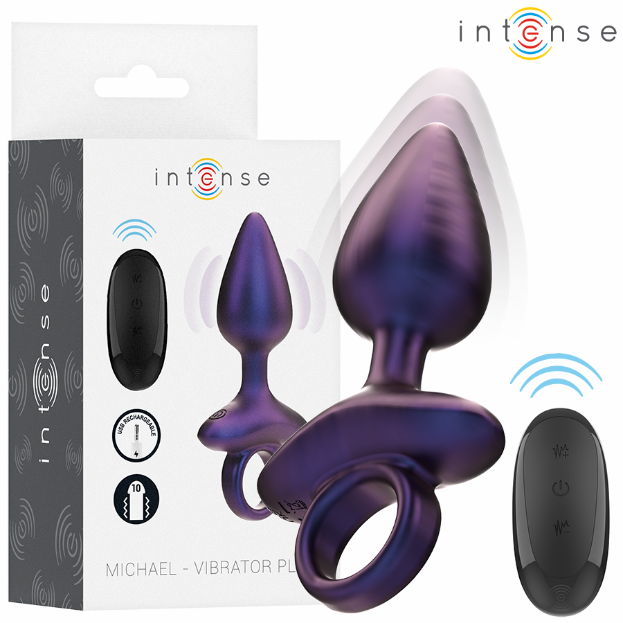 Intense Anal Toys-Michael Vibrierender Analplug Modell 2