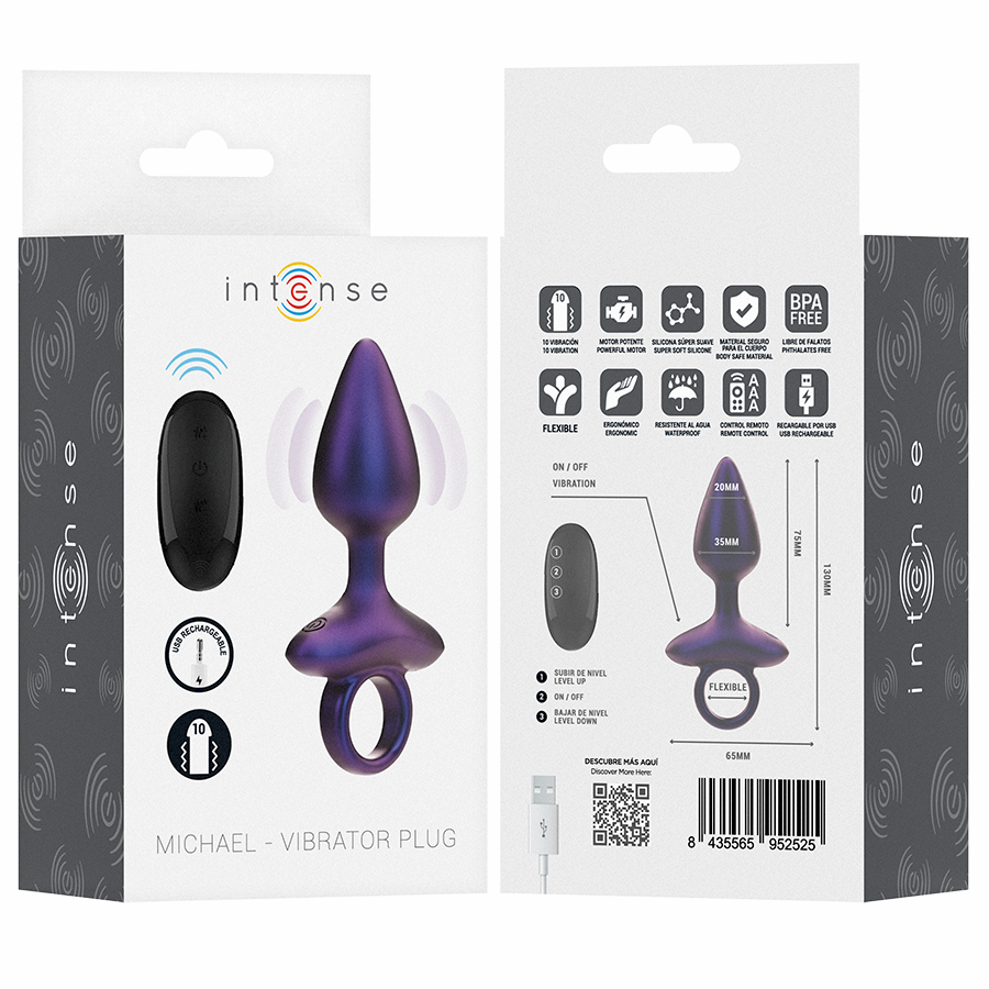 Intense Anal Toys-Michael Analplug Vibrant Model 2 · Sextoys (Bild 7)