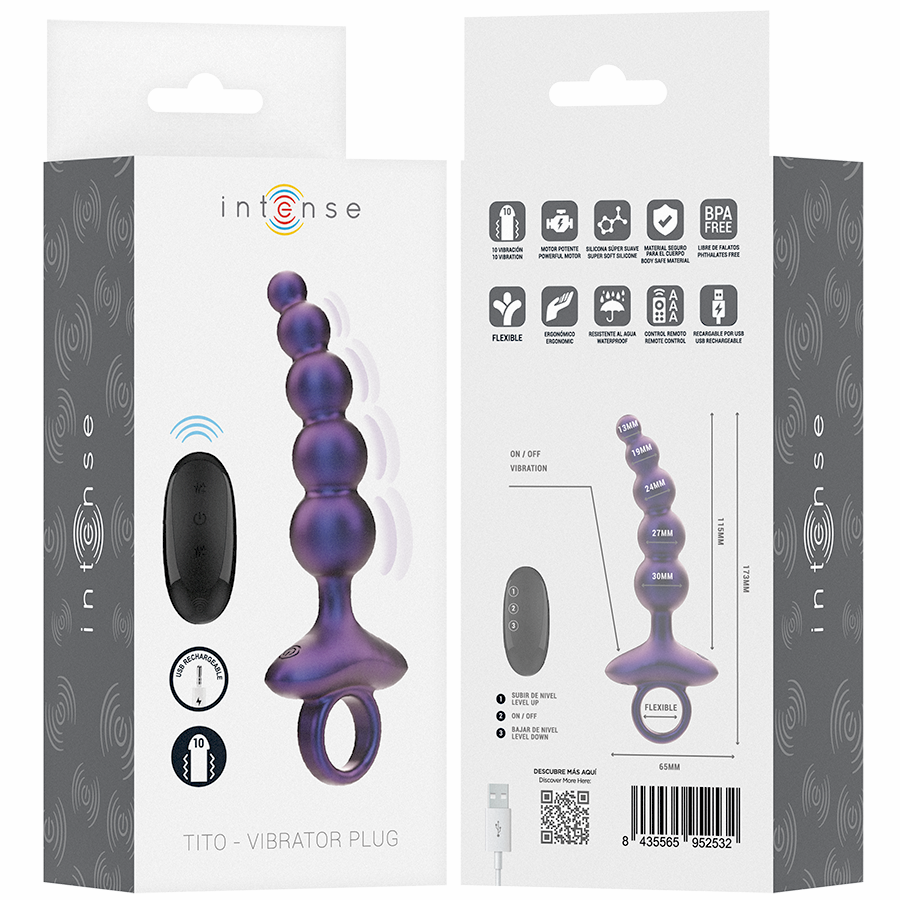 Intense Anal Toys-Tito Analplug Vibrator Model 3 · Sextoys (Bild 3)