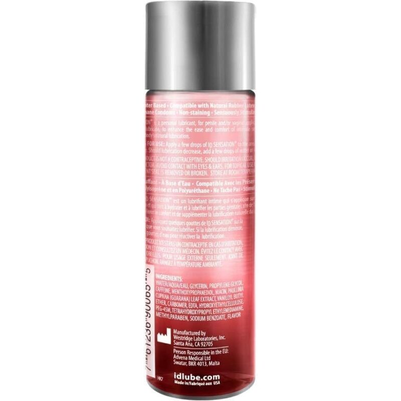 Id Sensation-Gleitgel auf Wasserbasis Heizeffekt 250 ml · Kosmetika & Aphrodisiaka (Bild 3)