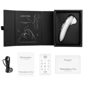 Womanizer-Vibrant Stimulator Pro von Silver Grey-Silikon-Klitoris · Vibratoren (Bild 5)