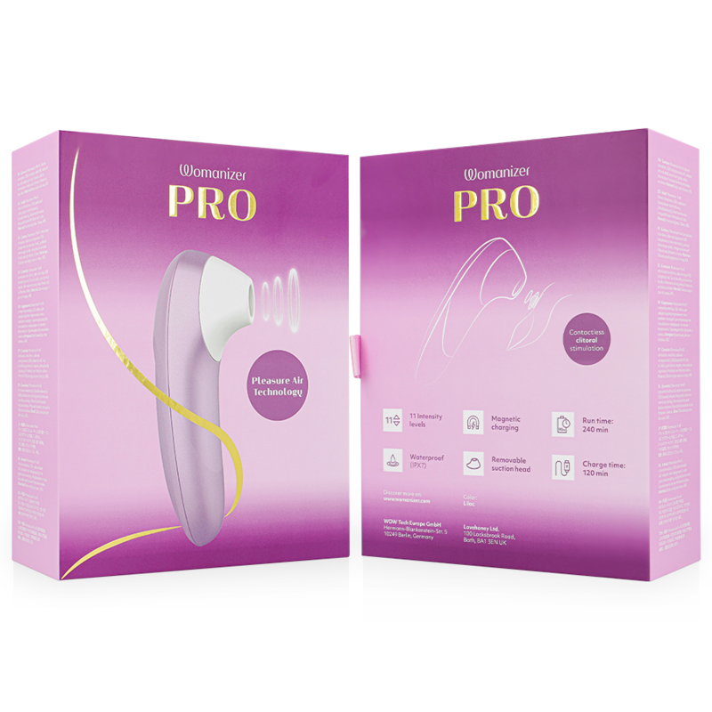 Womanizer-Pro Vibrante stimulierend Klitoris Flieder-Silikon, 10 · Vibratoren (Bild 3)