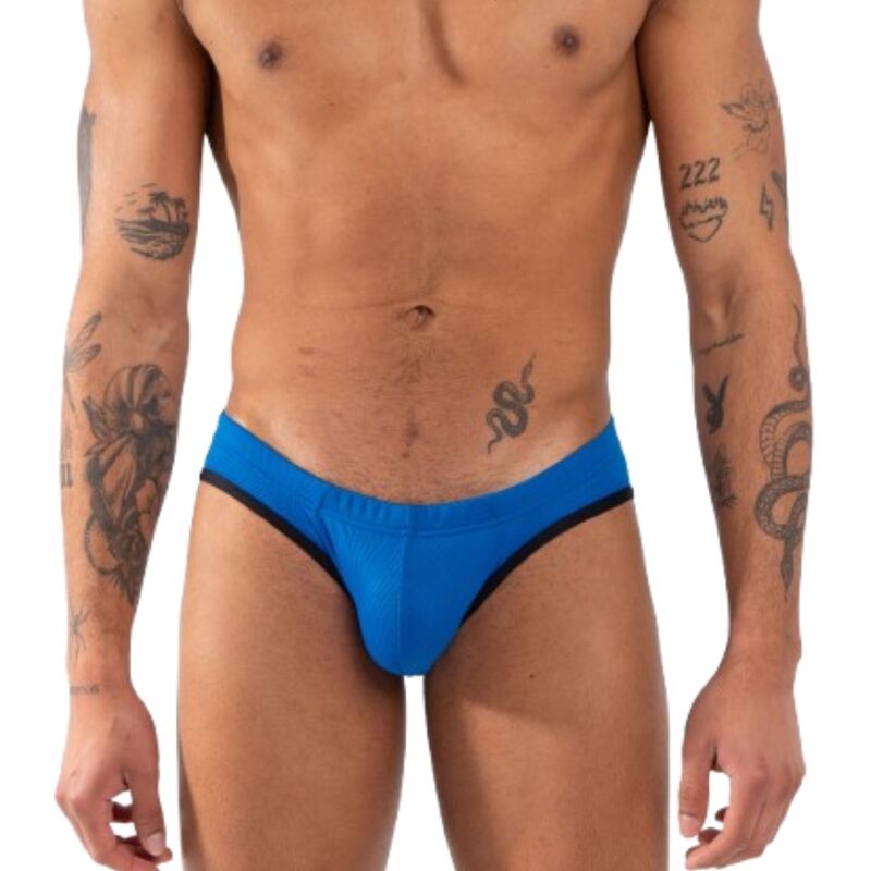 Burn-018 Slip Blau · Herrenunterwäsche