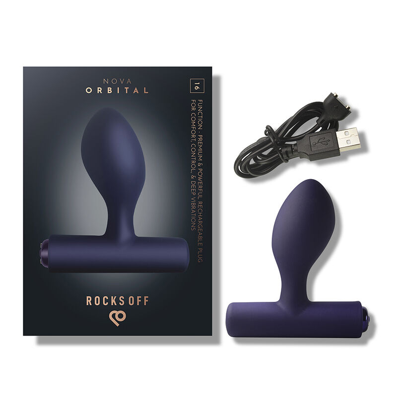 Rocks-Off-Nova Orbital Analplug Wiederaufladbar Premium · Sextoys (Bild 4)