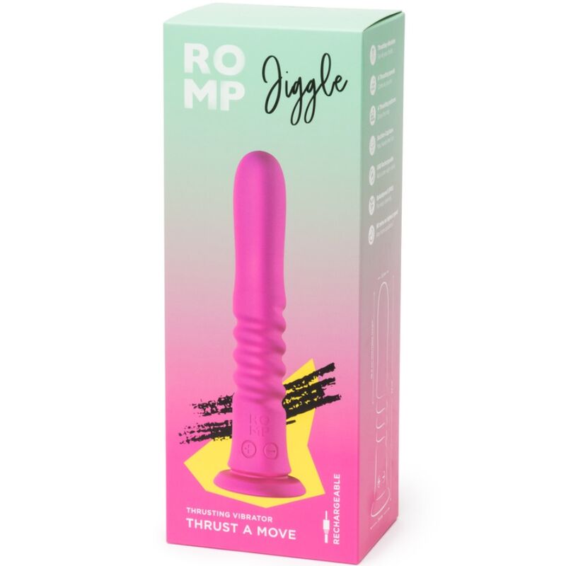 Romp-Jiggle Vibrator mit Spinta Bewegung, Saugnapf · Vibratoren (Bild 2)