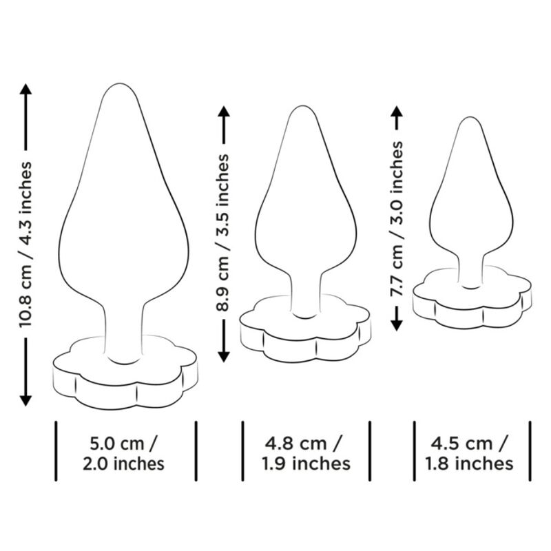 Romp-Luster Kit Anal Training S/M/L mit Basis in Form · Sextoys (Bild 7)