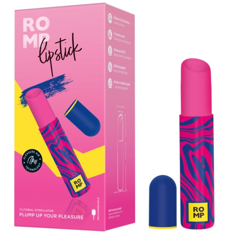Romp-Lipstick Stimulator Klitoris 7 Level-7 Geschwindigkeiten · Vibratoren (Bild 6)