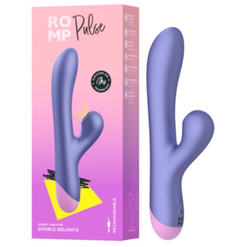 Romp-Pulse Rabbit Dual Vibrator für Punkt G Blau · Vibratoren (Bild 9)
