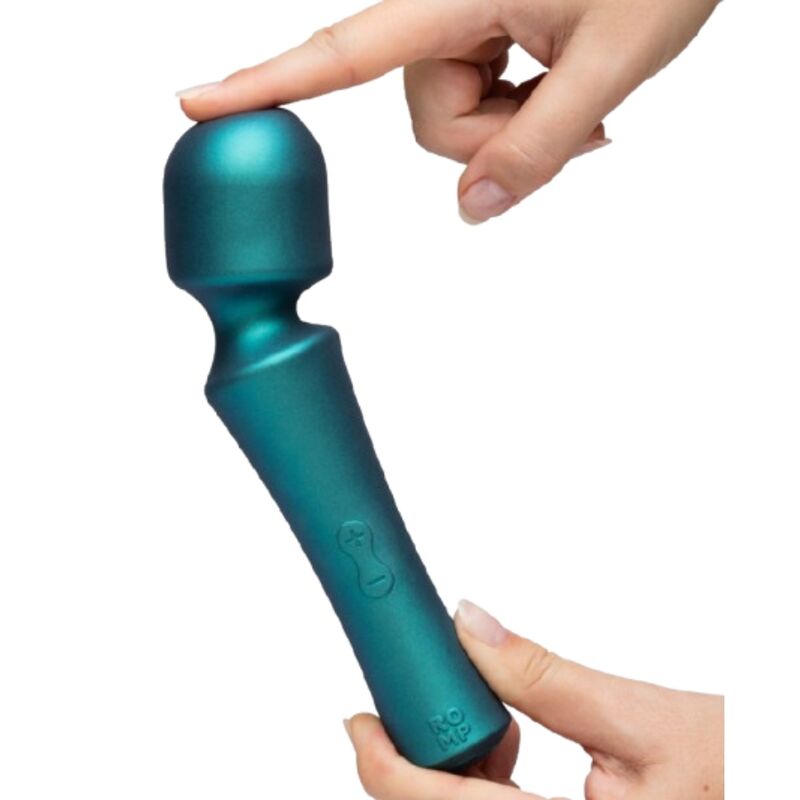 Romp-Bald Mini Wand Vibrator Cap Flexible Grün-Silikon · Vibratoren (Bild 4)