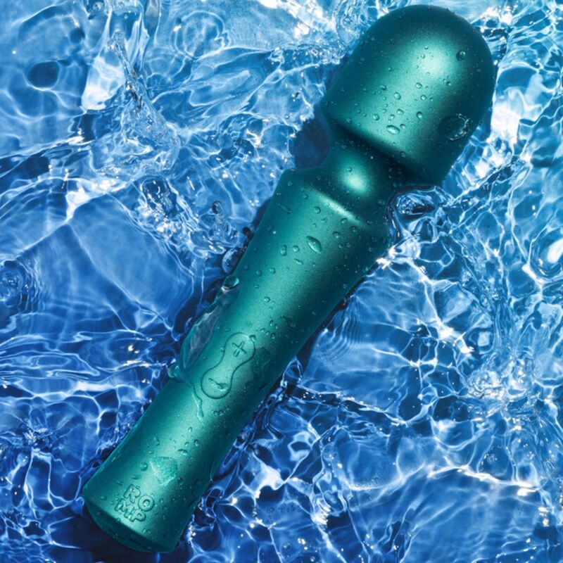 Romp-Bald Mini Wand Vibrator Cap Flexible Grün-Silikon · Vibratoren (Bild 10)
