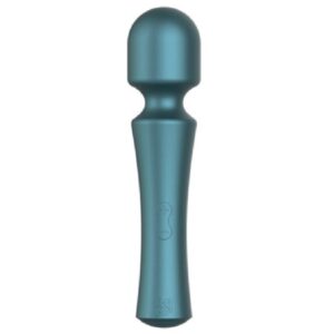 Romp-Presto Mini Wand Vibrator mit flexiblem Kopf Grün-Silikon