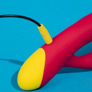 Romp-Jazz Vibrator Rabbit Wiederaufladbar Rot-Silikon, Wiederaufladbar · Vibratoren (Bild 9)