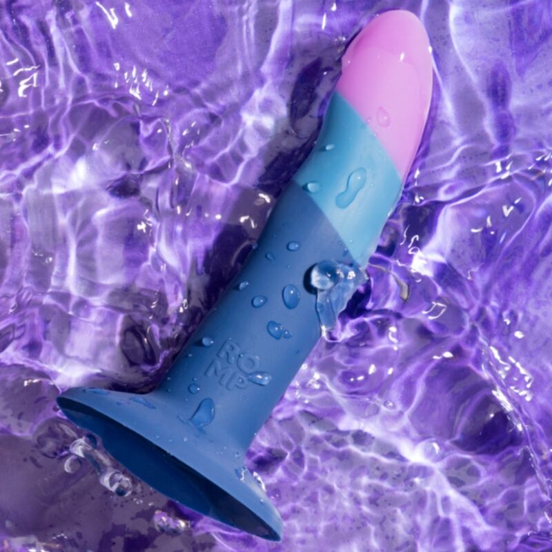 Romp-Klein Dildo aus Silikon mit Saugnapf Tricolor 14 cm-Saugnapf · Sextoys (Bild 4)