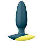 Romp-Bass Analplug Vibrator 10 cm Grün-Silikon, 3 Geschwindigkeiten · Sextoys