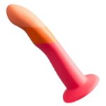 Romp-Dildo in Silikon Tricolor, 18 cm-Waterproof, Saugnapf · Sextoys