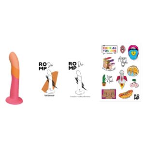 Romp-Dildo in Silikon Tricolor, 18 cm-Waterproof, Saugnapf · Sextoys (Bild 9)