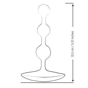 Romp-Flexibler Analperlenverstärker aus Silikon 12,5 cm Lila · Sextoys (Bild 7)