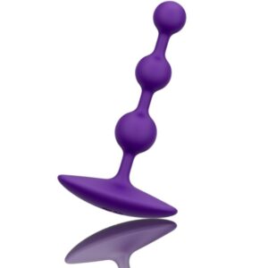 Romp-Flexibler Analperlenverstärker aus Silikon 12,5 cm Lila · Sextoys (Bild 4)