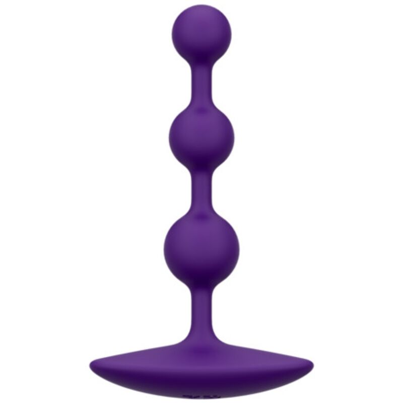 Romp-Flexibler Analperlenverstärker aus Silikon 12,5 cm Lila · Sextoys