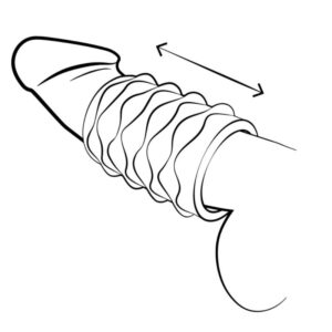 Romp-Mosh Masturbator Männlich Transparent mit Penishülle Reversibile · Sextoys (Bild 9)