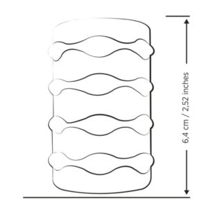 Romp-Mosh Masturbator Männlich Transparent mit Penishülle Reversibile · Sextoys (Bild 7)