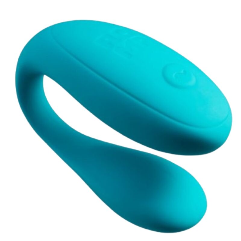 Romp-Join Paar-Vibrator Türkis-Silikon, 3 Stufen