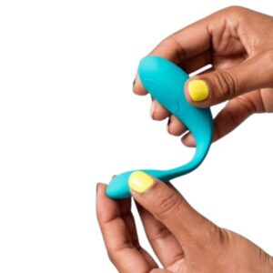 Romp-Joint Vibrator für Paar Türkis-Silikon, 3 Geschwindigkeiten · Vibratoren (Bild 4)
