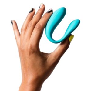 Romp-Joint Vibrator für Paar Türkis-Silikon, 3 Geschwindigkeiten · Vibratoren (Bild 3)