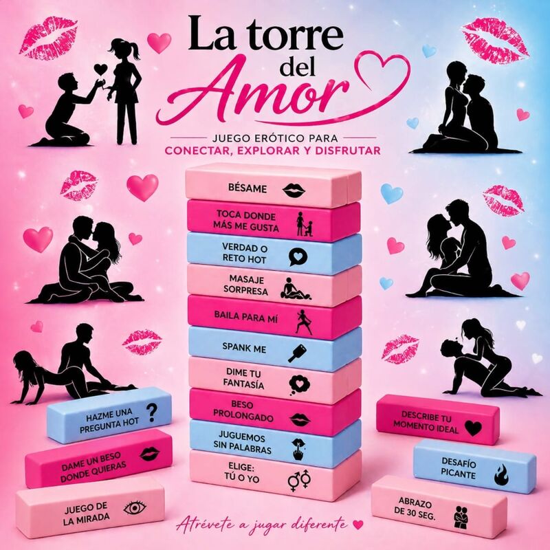 Diverty Sex-Diablo Piccante – Love Tower Game – Spanische Version · Spiele & Geschenke