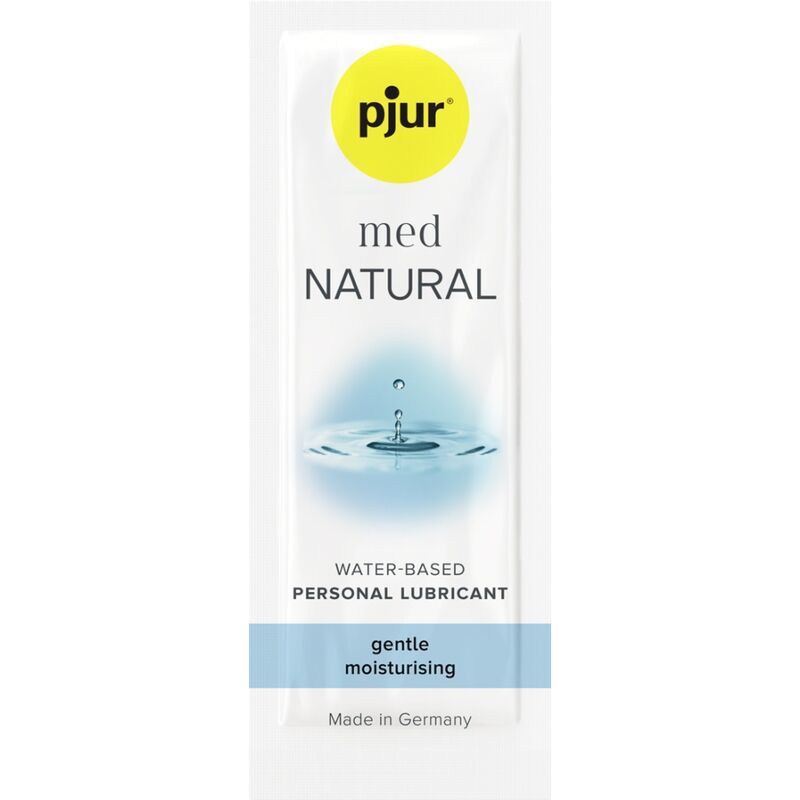 Pjur-Med Natural Gleitgel auf Wasserbasis 2 ml · Kosmetika & Aphrodisiaka