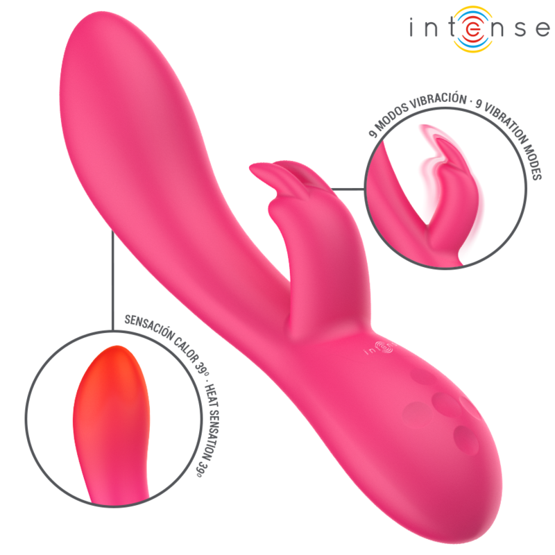 Intense High Tech-Tammy Rabbit Stimulator mit Heizung-Silikon · Vibratoren (Bild 4)