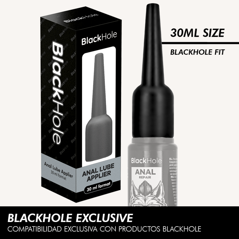 Black Hole-Anal-Gleitgel-Applikator Größe S 30 ml-Glas