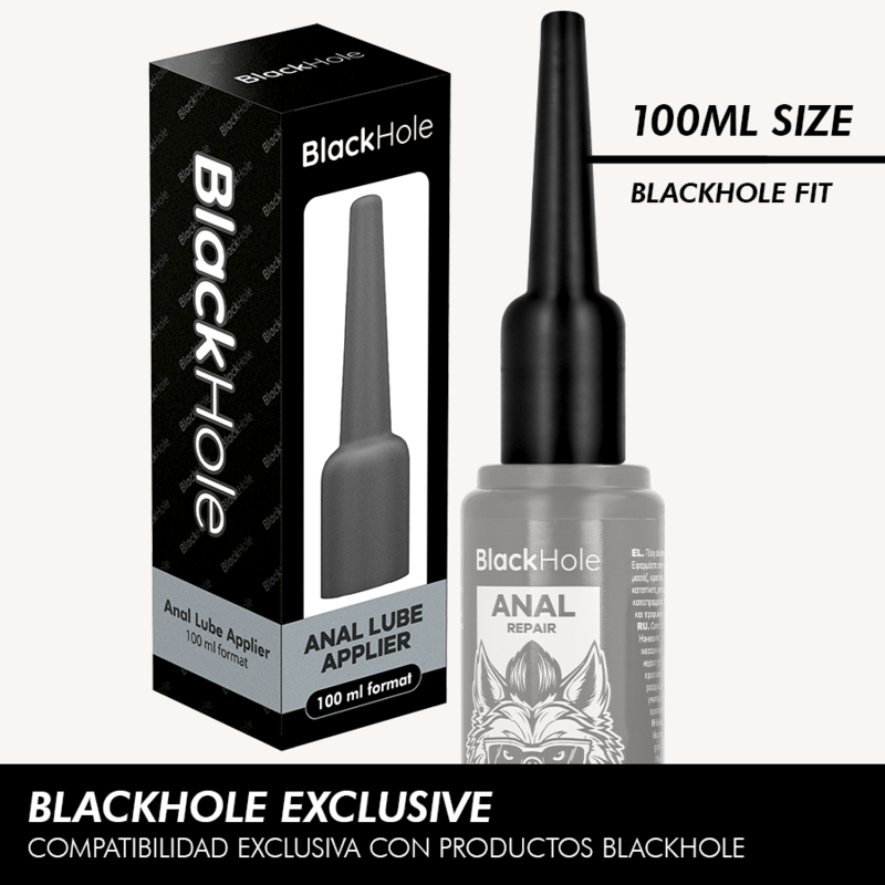 Black Hole-Anal-Gleitgel-Applikator Größe L-100 ml