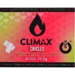Wug Gum-Climax Gum Kaubare Nahrungsergänzungsmittel – Blister 8 · Nahrungsergänzungsmittel