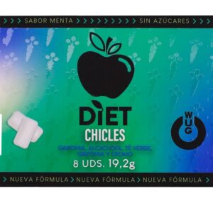 Wug Gum-WUG Diet Funktionskaugummi ohne Zucker, Minzgeschmack