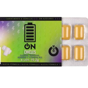 Wug Gum-On Funktionaler Gummi mit Koffein und Guarana, Menta-Geschmack · Nahrungsergänzungsmittel (Bild 3)