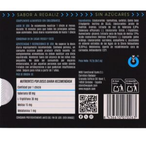 Wug Gum-Off Funktionaler Gummi mit Melatonin und Valeriana, Geschmack · Nahrungsergänzungsmittel (Bild 3)