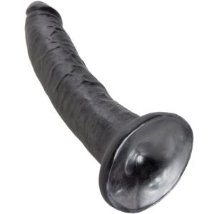 King Cock-17.8 cm Schwarz-Waterproof, Saugnapf · Strap-on & Harness (Bild 3)