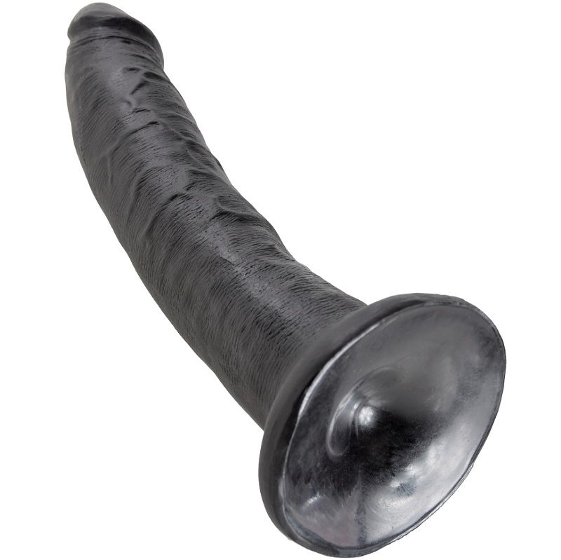 King Cock-17.8 cm Schwarz-Waterproof, Saugnapf · Strap-on & Harness (Bild 3)