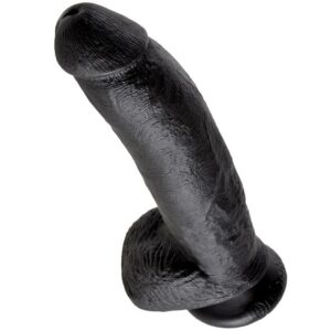 King Cock-22.9 cm (9′) Königlicher Penis Schwarz-Saugnapf · Strap-on & Harness (Bild 4)