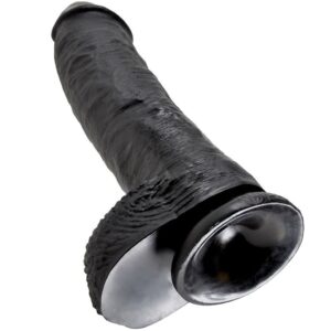King Cock-Dildo Realistisch Schwarz 26.5 cm-Saugnapf · Strap-on & Harness (Bild 4)