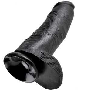 King Cock-12 Realistischer Penis Schwarz 30.48 cm-Saugnapf · Strap-on & Harness (Bild 3)