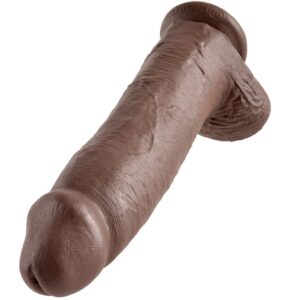King Cock-30.48 cm (12″) Dildo Realistisch Braun-Saugnapf · Strap-on & Harness (Bild 3)