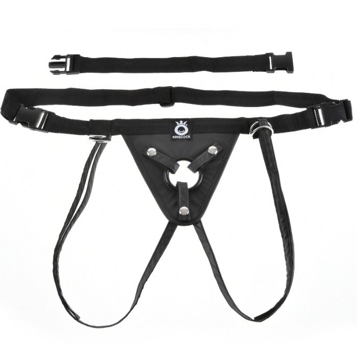 King Cock-Harness einstellbar aus PVC · Strap-on & Harness (Bild 3)