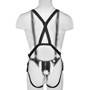 King Cock-Strap-on mit Dildo Nackt 25.5 cm und Hosenträger, Farbe Fleisch · Strap-on & Harness (Bild 5)