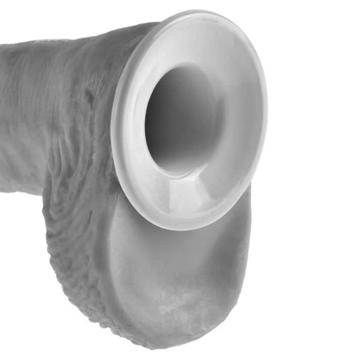 King Cock-Strap-on mit Dildo Nackt 25.5 cm und Hosenträger, Farbe Fleisch · Strap-on & Harness (Bild 6)