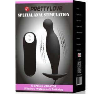 Remote Control-Analplug Silikon 12 Modi Vibration · Sextoys (Bild 7)