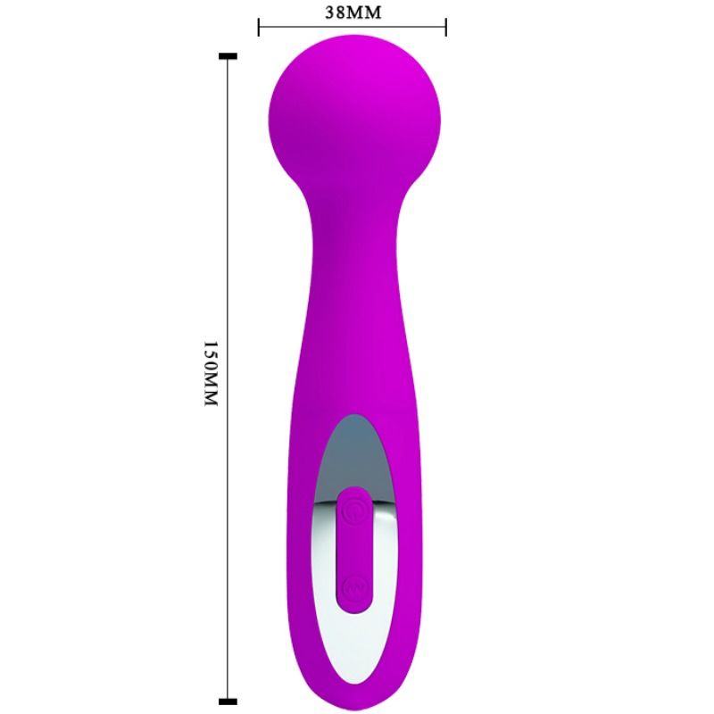 High Tech-Wade Massagegerät Wiederaufladbar 12 Funktionen-Silikon, 12 Geschwindigkeiten · Vibratoren (Bild 2)